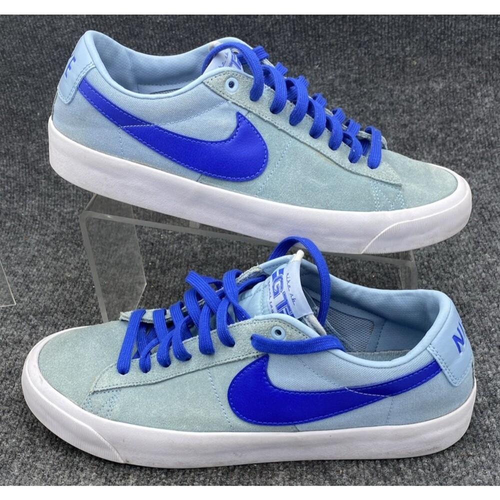 Nike SB Grant Taylor DC7695-402 Blue Suede Skate Shoes Men’s 10.5 EUR 44.5